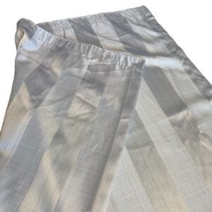 Shower Curtain Fabric Light Blue Stripe Monochromatic JC Penney Home 72" x 70"